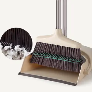 用于立式家庭清洁用品的扫帚和Dust Pan套装立式刷子和Dust Pan组合