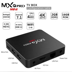 <span class=keywords><strong>MXQ</strong></span> <span class=keywords><strong>PRO</strong></span> MINI <span class=keywords><strong>S905W</strong></span> 2G 16G Smart TV BOX Android 7,1 Unidades top box Smart Media Player 4 K 2,4g WiFi TVBox - Product Image 2