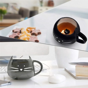Elegante niños <span class=keywords><strong>kitty</strong></span> diseño a granel personalizado de color agradable taza de <span class=keywords><strong>café</strong></span> con fondo plano - Product Image 2
