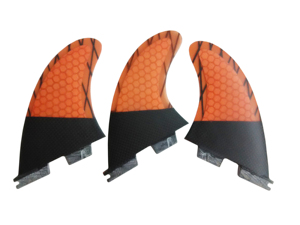 <span class=keywords><strong>FCS</strong></span> II G 5 Planche De Surf Ailettes Orange En Nid D'abeille En Fiber De Verre <span class=keywords><strong>Fin</strong></span> <span class=keywords><strong>FCS</strong></span> <span class=keywords><strong>2</strong></span> Ailettes dans Le Surf - Product Image 2