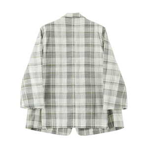 <span class=keywords><strong>Grigio</strong></span> Disfraz Mujer Nuovi Vestiti di Stile Per le donne del Vestito Casuale Manica Lunga Singolo Plaid Breasted della Giacca Sportiva delle Donne - Product Image 2