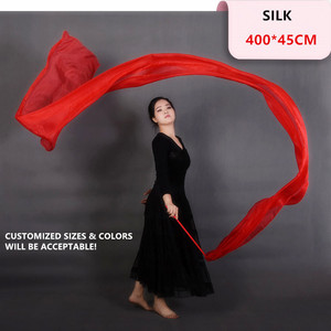 Meilleures ventes Willyoung – Longues écharpes de <span class=keywords><strong>danse</strong></span> orientale en soie pour femmes, idéales pour la <span class=keywords><strong>danse</strong></span> <span class=keywords><strong>rythmique</strong></span> et le torsion - Product Image 4