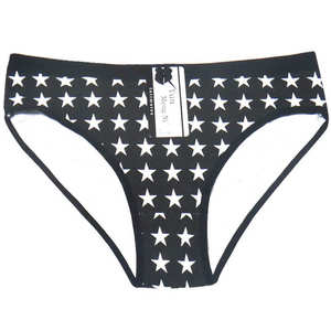 Yun Meng Ni Intimo <span class=keywords><strong>Sexy</strong></span> Mutandine Stampate con Stelle per Ragazze Slip Traspiranti in Cotone per Donne - Product Image 3