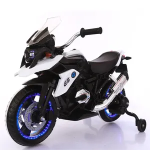Motocicleta elétrica para crianças, motocicleta para crianças com música e luz/brinquedos de plástico