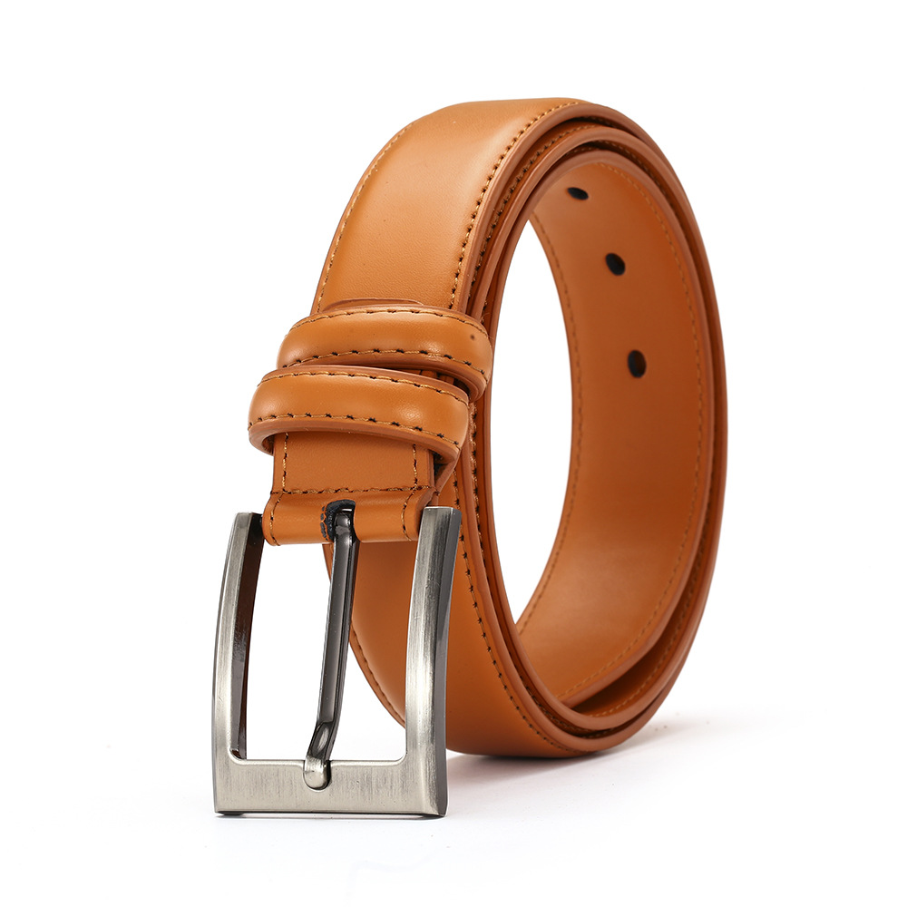 Высококачественный мужской ремень для джинсов ковбойский ремень из натуральной кожи с одной пряжкой