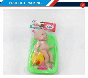 <span class=keywords><strong>Baignoire</strong></span> sûr vinyle petit en plastique bébé poupée <span class=keywords><strong>avec</strong></span> belle canard - Product Image 6