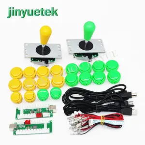 Jinyuetek Gun Kit Joystick Arcade Diy Kit 30mm Push Button Sanwa For Game Machine