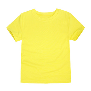 T-shirts pour garçons, hauts unis pour filles, t-shirts en coton uni à manches courtes pour <span class=keywords><strong>enfants</strong></span>, vêtements d'équipe vierges, t-shirts OEM ODM, vêtements pour bébés - Product Image 4