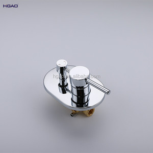Diseño moderno <span class=keywords><strong>baño</strong></span> de cobre termostático ducha mezclador grifos conjuntos completo - Product Image 3