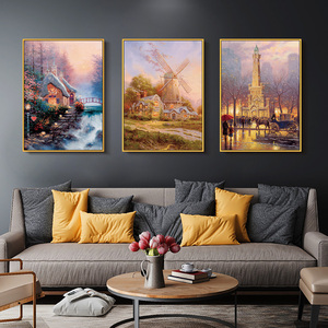 Image murale de paysage naturel led fenêtre de noël 5d diamant toile <span class=keywords><strong>peinture</strong></span> - Product Image 3