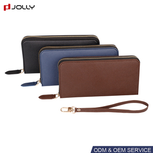 Haute Qualité Grande Capacité En Cuir Zippée Portefeuille Cas de Téléphone Pour <span class=keywords><strong>Samsung</strong></span> <span class=keywords><strong>Galaxy</strong></span> S10 S9 - Product Image 1