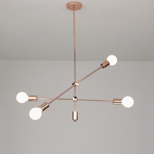 <span class=keywords><strong>4</strong></span> lumières réglable tube éclairage intérieur hôtel salon lustre pendentif lumière - Product Image 1