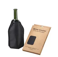 Toptan boş jel süblimasyon soğutucu çanta şarap şişesi bira tutucu sıska kollu 6 paket tüp neopren kutu içecek soğutucusu Logo ile
