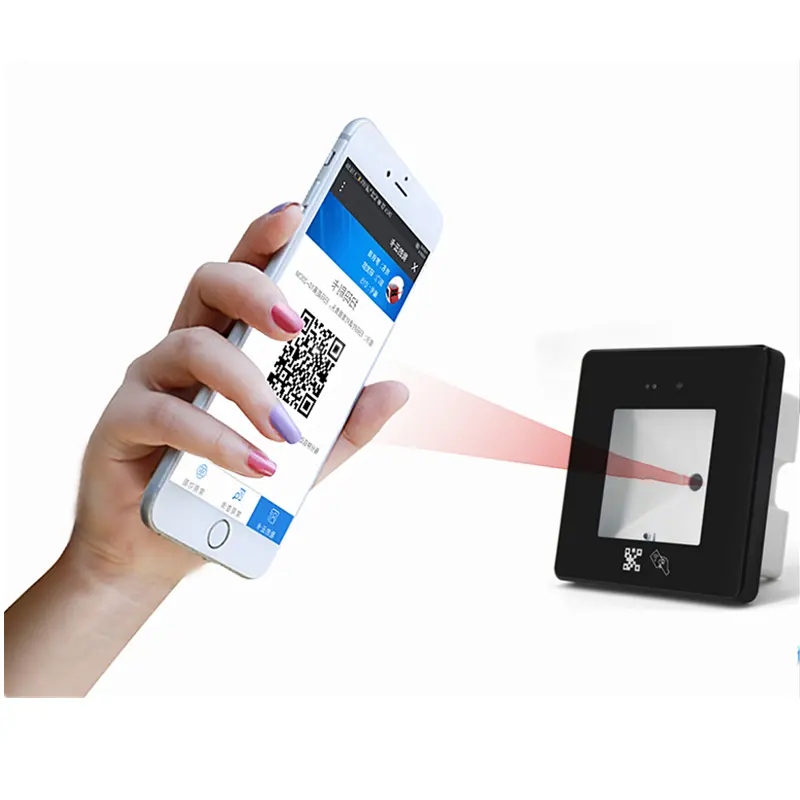 125khz 1D e 2D tornello qr code reader con USB ,RS232 Interfaccia TCP/IP