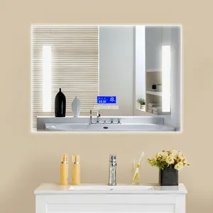 China alarm clock touch red yellow blue gradual change sri lanka bathroom mirror mirror with led light