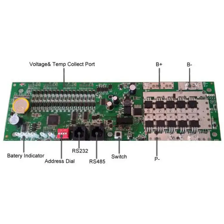 Battery management System HL C48 Lithium ion Lifepo4 battery pack BMS Protection circuit Module PCB design