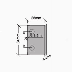 Piezas para Flight Case: Soporte <span class=keywords><strong>de</strong></span> Esquina en L <span class=keywords><strong>de</strong></span> Ángulo Recto para Caja <span class=keywords><strong>de</strong></span> Madera/Airbox FS6043 - Product Image 4