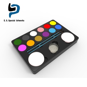 <span class=keywords><strong>2018</strong></span> más de fiesta de Halloween cara cuerpo profesional maquillaje 12 colores Flash del tatuaje de la cara y el cuerpo de pintura - Product Image 5