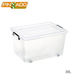 Hot Sale 50L Competitive Price Plastic Storage Boxes & Bins 56*39*30cm