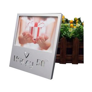 Qmemo al por mayor a granel 4R de plata <span class=keywords><strong>Feliz</strong></span> <span class=keywords><strong>cumpleaños</strong></span> del tema de marco de la foto - Product Image 2