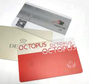 Tùy chỉnh 30mil PVC <span class=keywords><strong>NFC</strong></span> thẻ với Matte Glossy Frosted rõ ràng nhựa trong suốt bề mặt trống 13.56MHz RFID giao diện - Product Image 3