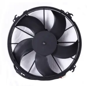 Remplacement SPAL VA01 pour ventilateur axial de moteur à courant continu de climatiseur de bus 24V/12V soufflant (poussée) et aspiration (traction) de l'usine chinoise