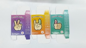 3 designs <span class=keywords><strong>de</strong></span> boîtes <span class=keywords><strong>d</strong></span>'emballage en carton pour préservatifs, recyclables, personnalisables et <span class=keywords><strong>de</strong></span> haute qualité - Product Image 2