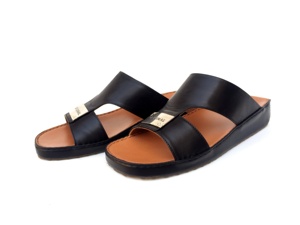 <b>Leather</b> Sandals for Men ARABIC <b>SLIPPERS</b> Arab Sandals Gulf Footwear Genuine Original New Trending - Product Image 2