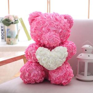 Commercio all'ingrosso Farcito Animale di <span class=keywords><strong>Peluche</strong></span> Teddy Bear Fiore della Rosa della <span class=keywords><strong>Peluche</strong></span> Giocattoli - Product Image 2