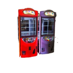 热卖疯狂玩具 2 投币式模拟器街机玩具起重机自动贩卖机出售