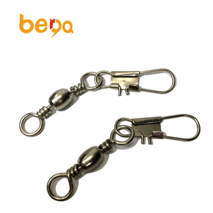 Barrel xoay hoặc Cẩu xoay với khóa liên động chụp hoặc an toàn gấp đôi MỘT <span class=keywords><strong>snap</strong></span> thiết bị đầu cuối giải quyết cho cá chép cá phụ kiện - Product Image 6