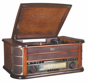 Lecteur d'enregistrement en vinyle, lecteur <span class=keywords><strong>cassette</strong></span>, radio numérique, CD, MP3 - Product Image 1