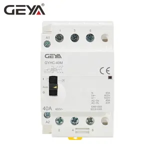GEYA GYHC Auto or Manual Modular AC Contactor 3P 3NO 40A 63A 220V Contactor Switching