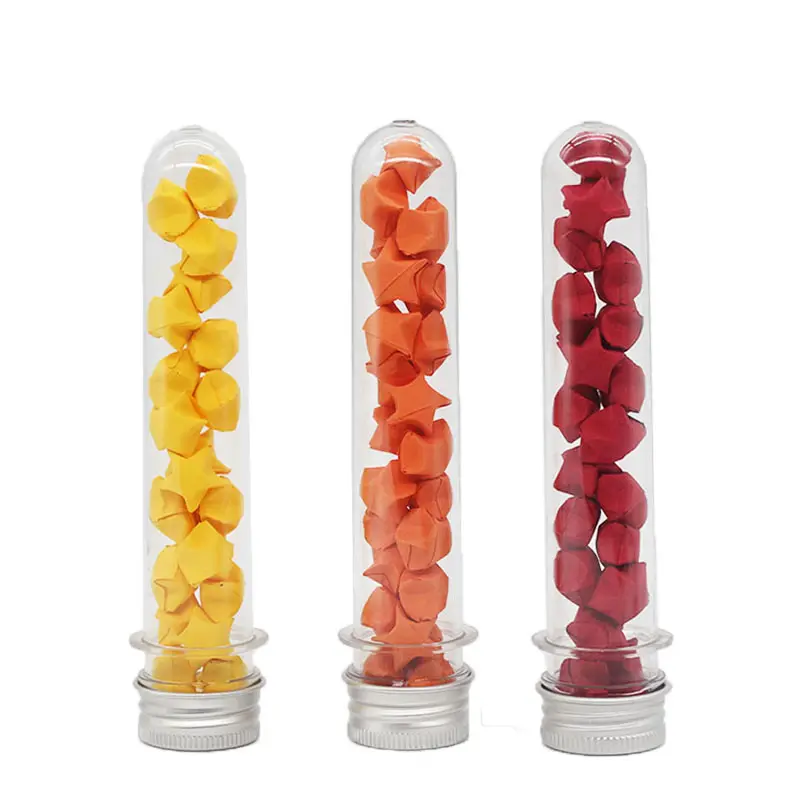 Clear transparent food grade PET 28ml 32ml 50ml 55ml plastic candy packaging test tube