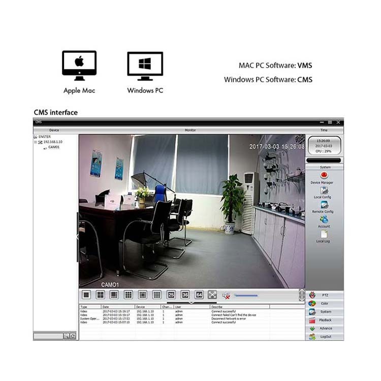 H 264 dvr admin mot de passe réinitialiser CCTV DVR Full HD 4 K 8CH POE NVR enregistreur vidéo numérique pour IP CCTV Caméra