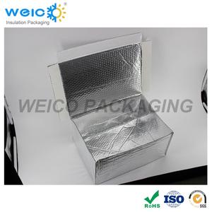 Industrielle Aluminiumfolie Thermisch Isolierte Box-Auskleidung für Gefrorene Kaltspeisen-Versand - Product Image 5