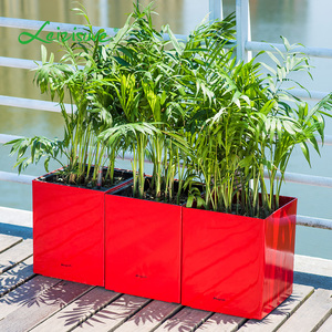perezoso cuadrado de plástico interior de sala de estar de riego flor planta contenedores moderna maceta macetas para plantas - Product Image 1