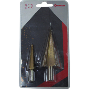 2 de Brocas Escalonadas HSS 4-12 4-30mm Titanio Step Drill - Product Image 1