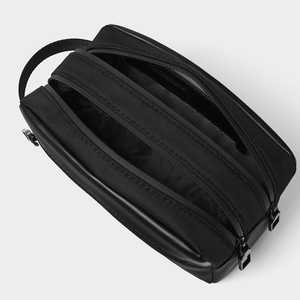 Offre Spéciale noir sac <span class=keywords><strong>de</strong></span> maquillage <span class=keywords><strong>vanity</strong></span> case logo personnalisé sac <span class=keywords><strong>de</strong></span> <span class=keywords><strong>toilette</strong></span> hommes sac cosmétique - Product Image 4