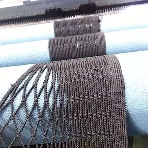 Raschel máquina elástica tubular da malha do carro, máquina de fabricação da bandagem