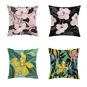 Sublimation Printing Throw Pillow Cover Decorative Handmade Cushion Cover