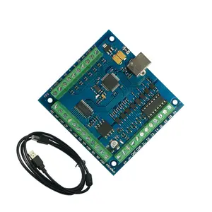 100KHz CNC MACH3 4 assi USB Smooth Stepper Motion Controller Card Breakout Control Board per Mini Router di CNC fai da te