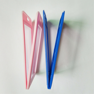 Porte-<span class=keywords><strong>badge</strong></span> <span class=keywords><strong>rigide</strong></span> fantaisie et accessoires avec enrouleur, étui pour carte d'identité et permis de travail en plastique <span class=keywords><strong>rigide</strong></span> double face transparent - Product Image 4