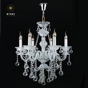 Europeo Maria cristallo LED candelabri grande lampada da scrivania E14 Base Custom dimensione imballaggio tavolo di nozze illuminazione AC potenza - Product Image 2