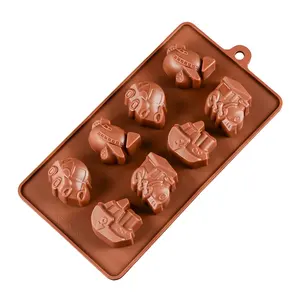 China Factory Direct Selling 3D Car Plane Ship Design Silicone Chocolate Moulds