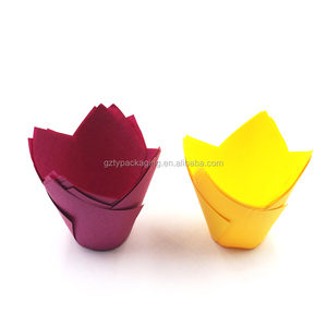 Al por mayor Tulip papel Cupcake liners, magdalenas muffins casos - Product Image 1