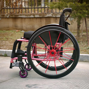 La silla de ruedas inteligente gratis para discapacitados Playa 24 pulgadas Aleación de aluminio Suministros de terapia de rehabilitación 4 pulgadas 12 KG 100 KG - Product Image 6