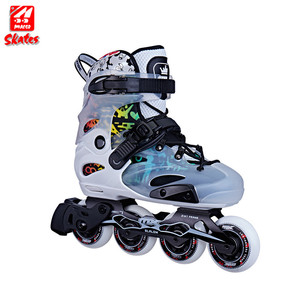 Logo fait sur <span class=keywords><strong>commande</strong></span> D'oem <span class=keywords><strong>Freestyle</strong></span> En ligne à Grande Vitesse Patinoire Talon Planeur Rue Clignotant Haut de Gamme Adultes Pu 4 Roues Patins à roulettes - Product Image 1