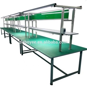 Banc de travail antistatique, ligne de production, <span class=keywords><strong>console</strong></span> de commande, ligne d'assemblage, banc d'emballage, table d'assemblage - Product Image 4