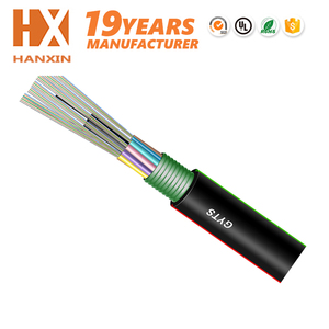 Hanxin <span class=keywords><strong>19</strong></span> ans OEM usine Haute efficacité PE gaine résistance acide conduit coaxial 212 256 288 noyau CÂBLE fiber optique câble - Product Image 3